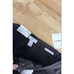 Forever 21  Black black denim‎ flare wide-leg jeans with stud details. - Size 26 Photo 7