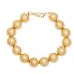 Kenneth Jay Lane Radiant Gold Bead Necklace Photo 0