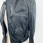 ZARA  genuine moto leather jacket Photo 10