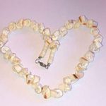 Off White Puka Shell Cut Shell Beaded Boho Retro Necklace Photo 0