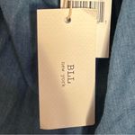 BLL New York Blue Casual Dress Blouse 100% Cotton Chambray Style Faye Size 2XL Photo 4