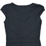 Guess  Bodycon Dress Bandage Mini Full Zip‎ Sleeveless Black Size Med Photo 8