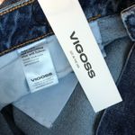 Vigoss  Womens Jeans Billie 90s Distressed Straight Leg Medium Wash 31 Photo 5