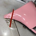 Versace New  Pink Patent Leather & Plexiglass Mules Photo 15