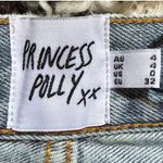 Princess Polly  Criss-Cross Jean shorts  Photo 1