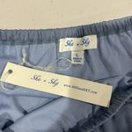 She & Sky NWT Blue Gray Sleeveless Romper Women's Size Large L Photo 3