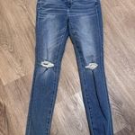 American Eagle  Hi Rise Jegging Jeans 6 Regular Denim Distressed Photo 0