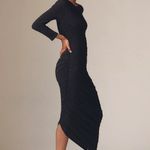 Norma Kamali  Navy Diana Dress Photo 1