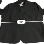 J.Crew Factory Ruby Blazer 1 Button Lined Black Jacket Sz 22 Career Work Office Photo 5
