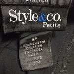 Style & Co . Black ruffled edged long skirt. Photo 3