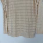 Theory Hilson S Refined Merino Wool Striped Knit Sweater Lightweight Photo 3