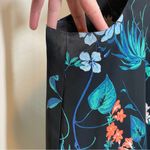 Banana Republic  black floral sleeveless Shift dress‎ size 14 work office career Photo 6