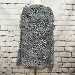 NWT MICHAEL Michael Kors Big Cat Cold Shoulder Top Black Photo 6