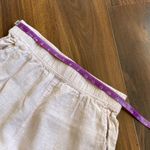 Tahari  100% Linen European Flax Wide Leg Pull On Pants with Pockets Photo 6