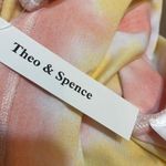 Theo & Spence sweatshirt womens creamsicle stripe top nwt Sz large Yellow Photo 3