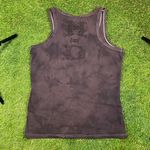 Y2K Harley Davidson studded tie dye black blue pink punk grunge tank top size XL Photo 5