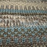 Simply Noelle Blue and Gray Knit Infinity Scarf NWT Photo 2