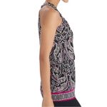 White House | Black Market  Drop Waist Tunic Black Multi - M EUC​ Photo 2