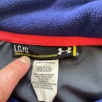 Under Armour Women's Blue 1/4 Zip Fleece Pullover Sweatshirt - Size LG Photo 2