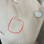 Significant Other Glider Blazer Dress Women’s Size 4 Peach Cream Cut Out Linen M Orange Photo 10