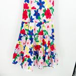 VICI Womens Summer Tropical Colorful Tie Shoulder Tiered Floral Maxi Dress XS Photo 7