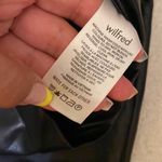 Aritzia  Wilfred Black Vegan Leather Mid Length High Rise Skirt Photo 3