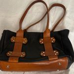 Valentina Black and Brown leather Handbag Photo 0