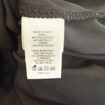 1.STATE Floral Balloon Sleeve Blouse Sz MED Black Glitter Gold Holiday Party Photo 7