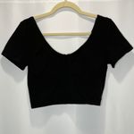 LA Hearts PACSUN  Black Crop Top Photo 1