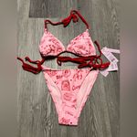 Wild Fable  Cowgirl Print Rope Tie Bikini Set Photo 2
