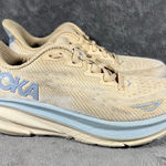 Hoka One One Clifton 9 Shoes Women Sz 7 Oak Alabaster Athletic Running Sneaker Photo 0