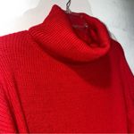 JODIFL  Red Turtleneck Sweater Women’s Medium Photo 1