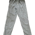 Hollister Linen Blend Pants Size XS Brown Loose Fit Drawstring Casual Pants Photo 0