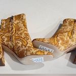 Sam Edelman Womens Codie Block-Heel Booties 7 M Turmeric Paisley Corduroy - NWOB Photo 8