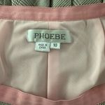 Phoebe Couture Phoebe plaid a line Skirt with pink trim sz 10 academia preppy Barbie office Photo 2