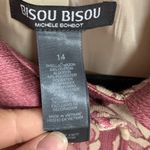 Bisou Bisou Vintage  Pink & Cream Floral Tapestry Coat Size 4 Photo 1