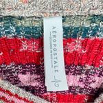 Aeropostale  Geometric Design Sweater With Reverse Knit Long Sleeves Size Large Photo 8