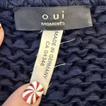 Oui Moments Open Knit Sweater XL Stars Stripes USA Americana Holiday Patriotic Photo 4