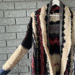 Free People Rare Sloppy Joe Retro Boho Cardigan Sweater Duster Size Small Photo 10