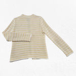 St. John Vintage 70s Yellow White Knit Sweater Cardigan Style Blazer Size Small Photo 8