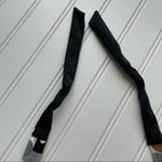 Perry Ellis Cute bikini top triangle Halter Black gray size Medium Polka Dot nwt Photo 4