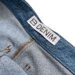 EB Denim Lace Up in Medium Wash Blue Size 2 Photo 9