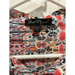 Velvet Heart Women's Collared Button Down Long Sleeve Top Floral Print Size XL Photo 1