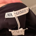 ZARA  Faux Leather Black Top Photo 4