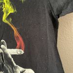Zion Rootswear Bob Marley  Rasta smoke graphic tee M unisex Photo 3