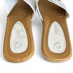 Liz Claiborne y2k 90's vintage White leather slide sandals size 8 Photo 4