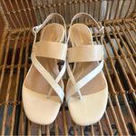 Cole Haan  Anica Lux Slingback Sandals Block Heel Nude Tan White NEW Size 10B Photo 2