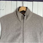 st. john's bay St. John’s Bay Fleece Vest Off-White/Cream Size L Photo 3