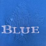 Vintage 90s M&M’s Blue Candy Embroidered Las Vegas Crewneck Sweatshirt Sweater Size XL Photo 4