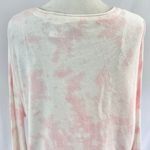 Cloth by Design New Convertible Side Slit Sweater Tie Dye Pink White Photo 10